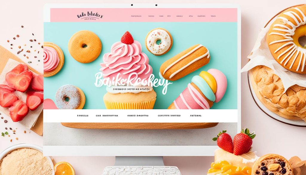 bakery website design