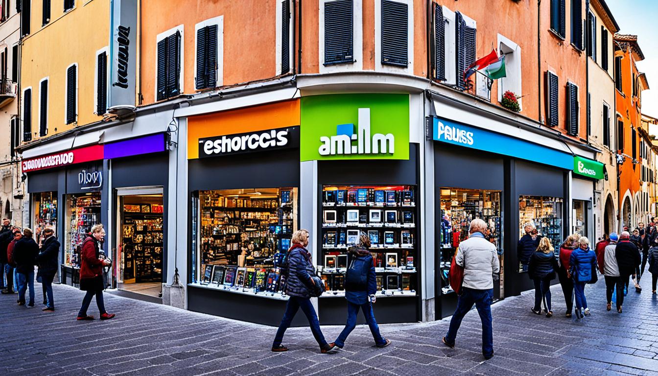 electronics store