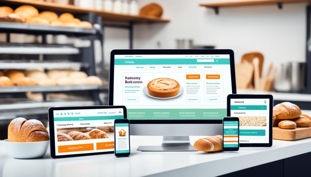 online bakery setup