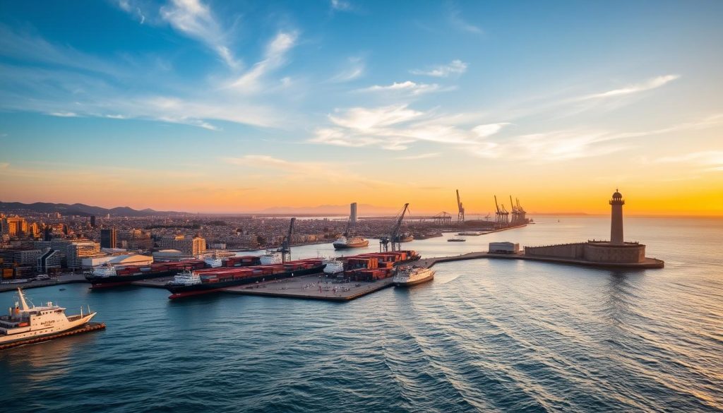 Genoa port infrastructure