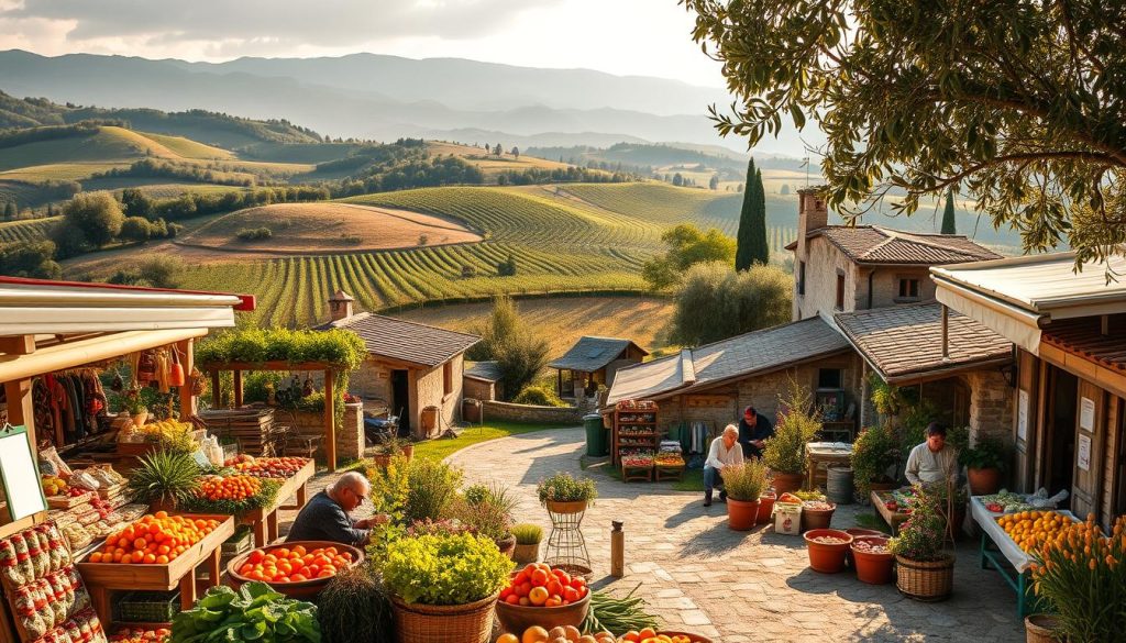 Identify business opportunities in rural Italy