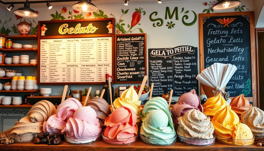 gelato menu creation