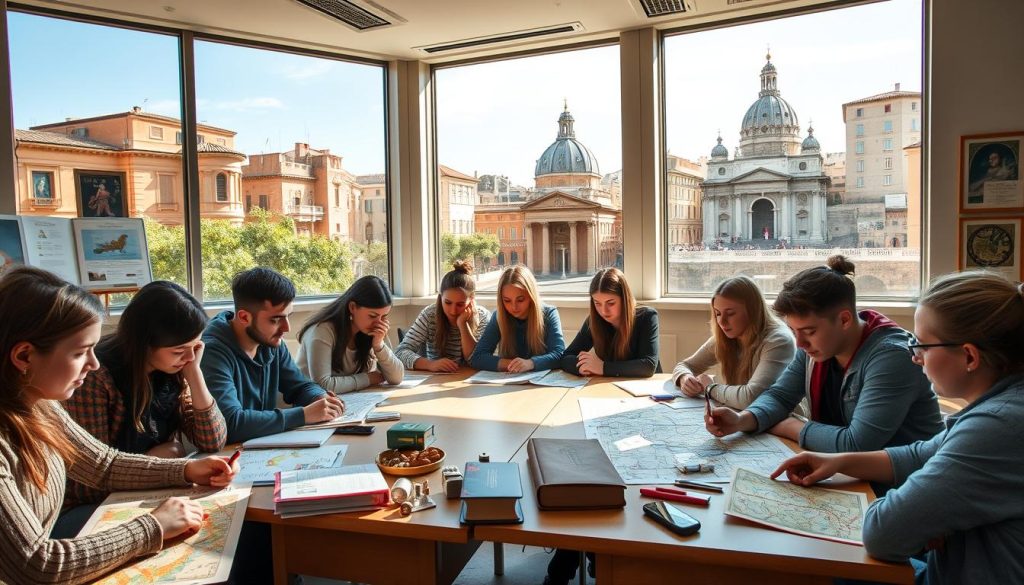 tour guide education Italy