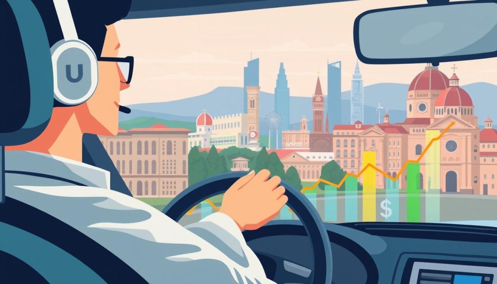 Uber driver earnings in major cities