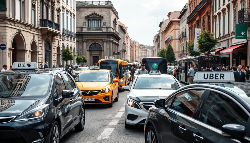 Uber market in Italy