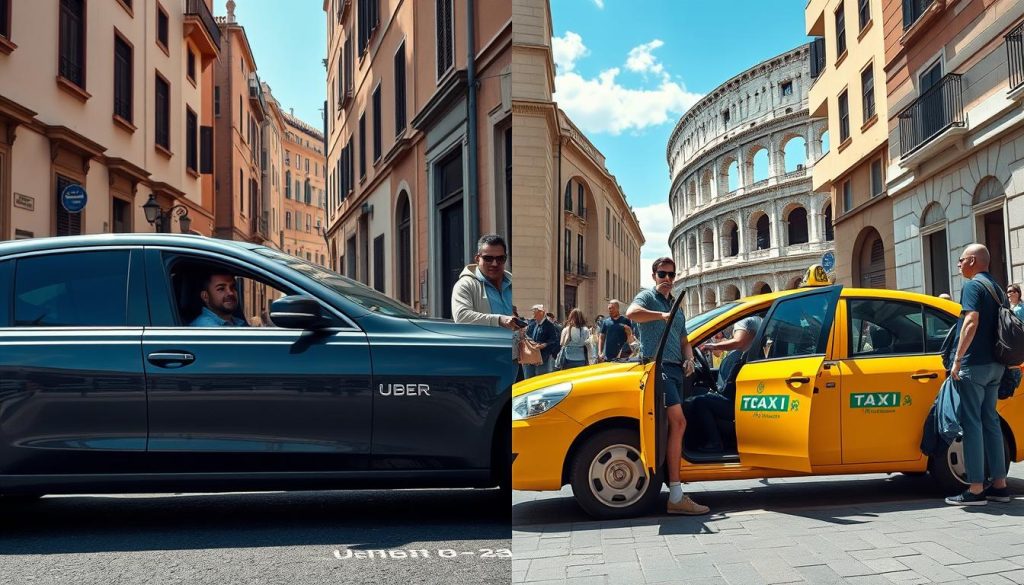Uber vs taxi comparison