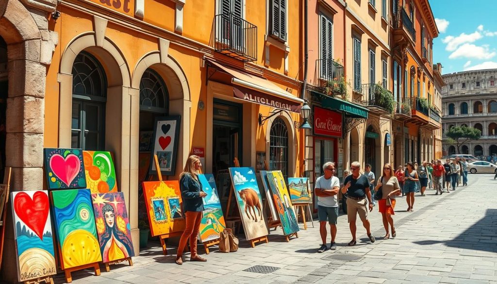 art marketing strategies in Italy