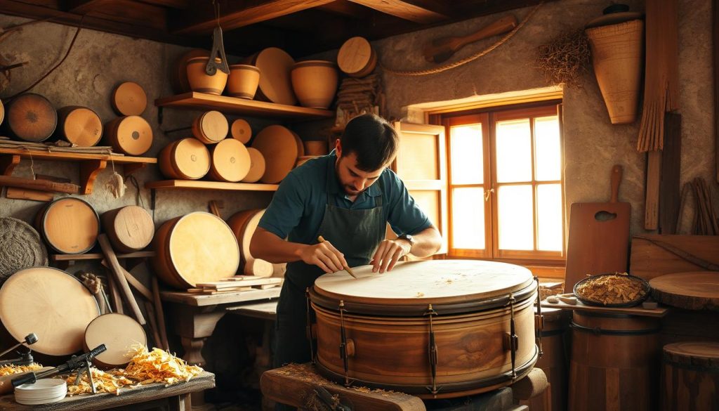 art of drum making