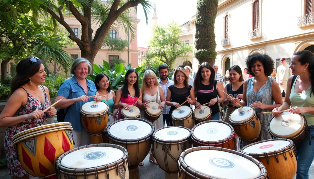 building a drumming community