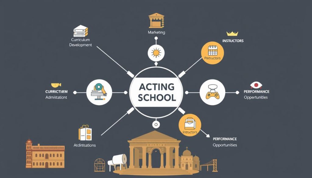 business structure for acting school