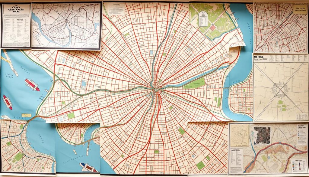 custom city mapping types of city maps