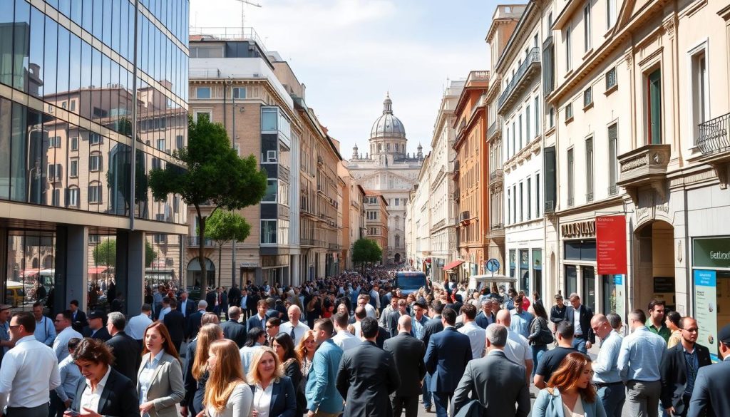 demand for business consultants in Italy