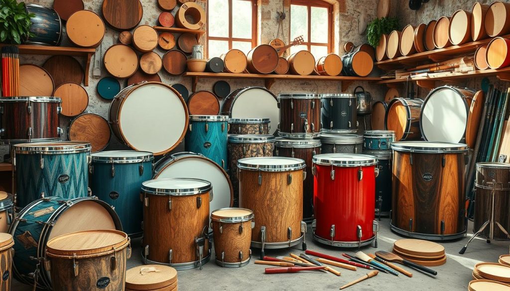drum customisation options