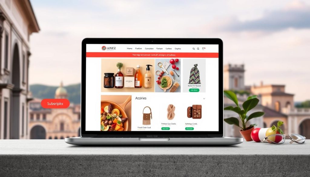 e-commerce platform for subscription box