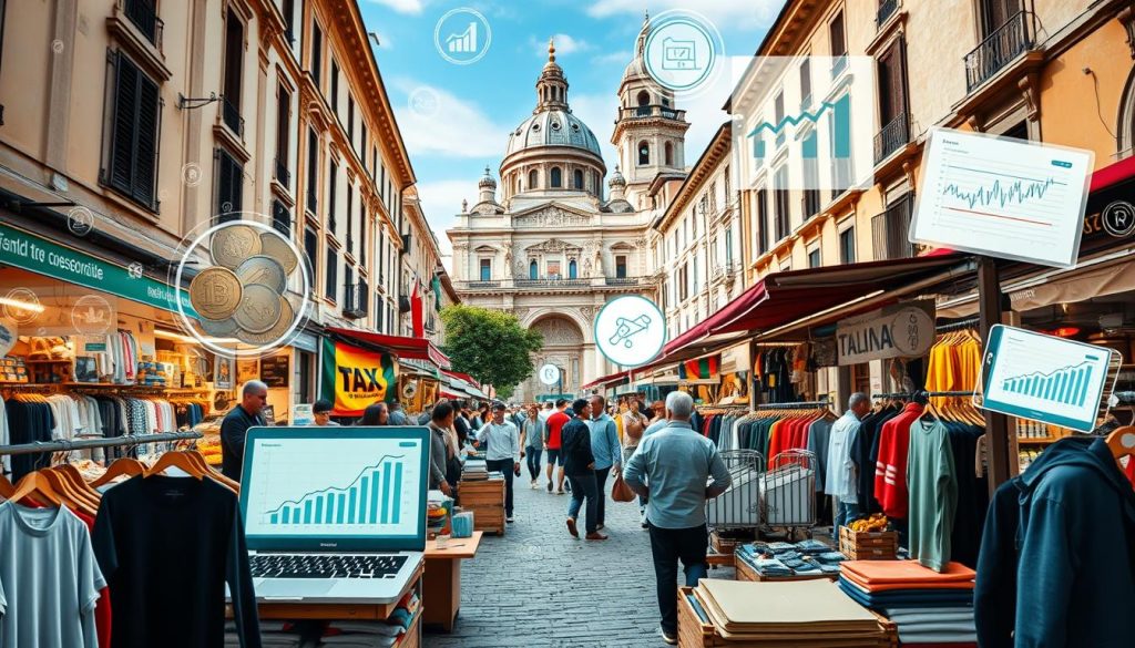 ecommerce financial responsibilities taxation in Italy