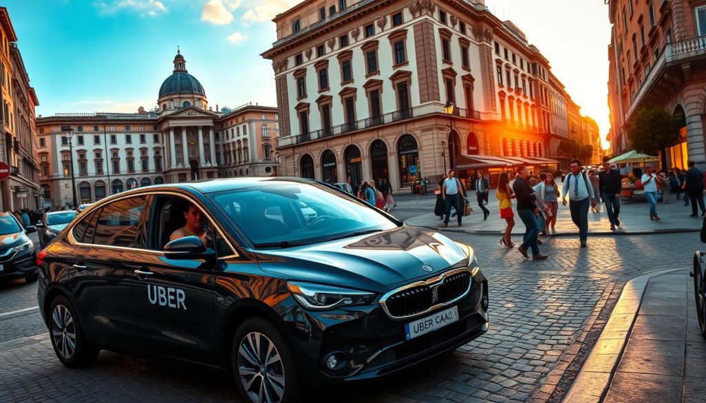 experience as an Uber driver in Italy