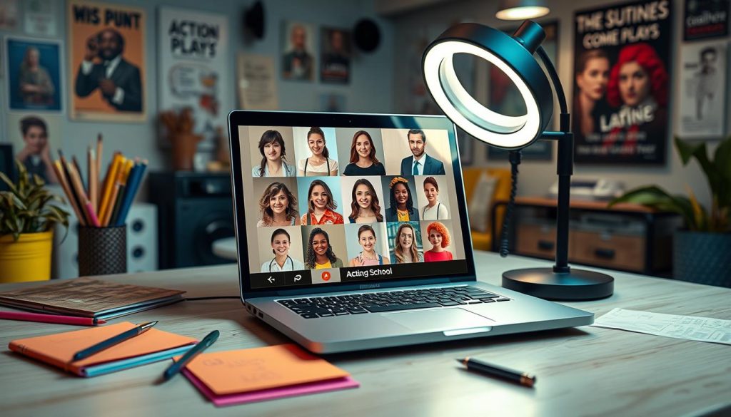 online presence for acting school