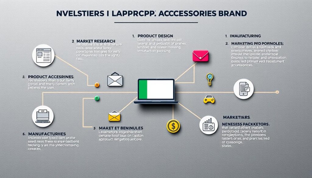 steps to start a laptop accessories brand