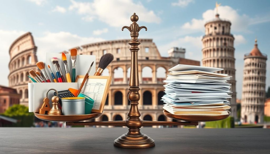 tax compliance in Italian tax law for art business