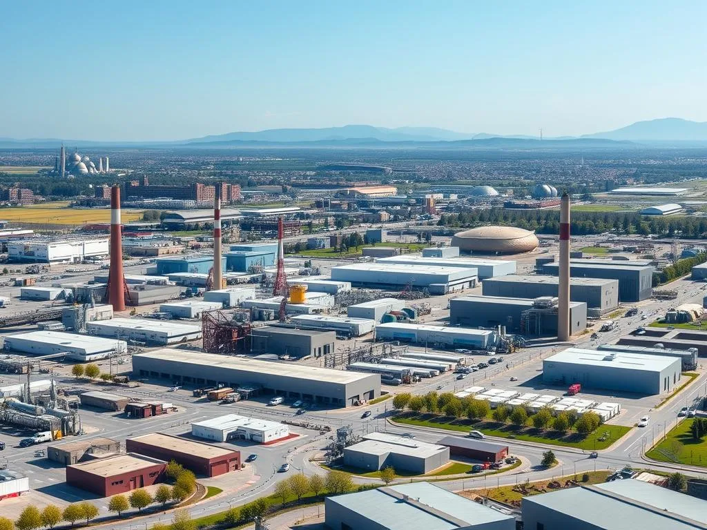 Bologna industrial area showing manufacturing facilities for foreigners starting a business in Italy