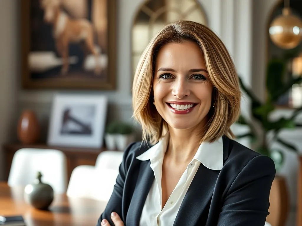 Foreign entrepreneur Sarah Johnson who successfully started a business in Italy