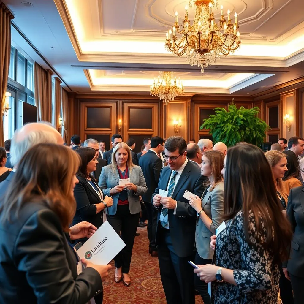 Italian Chamber of Commerce networking event for foreigners starting a business in Italy