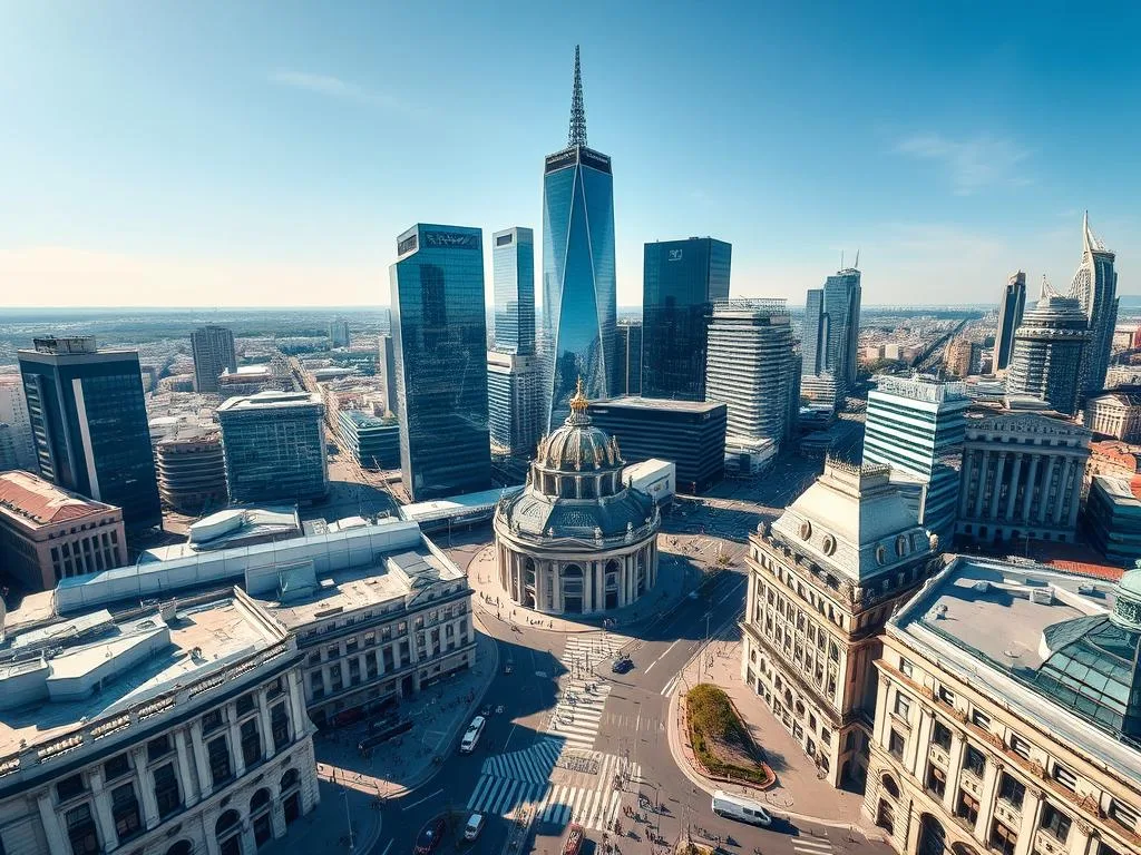 Milan business district showing modern architecture for entrepreneurs starting a business in Italy